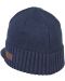 Pălărie tricotată pentru copii cu vizor Sterntaler - 55 cm, 4-6 ani, albastru închis - 3t