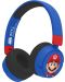Căști pentru copii OTL Technologies - Super Mario, wireless, albastre - 1t