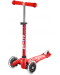 Scooter pentru copii Micro - Mini Deluxe LED, Red - 1t