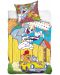 Set de lenjerie de pat pentru din copii 2 piese Sonne - Tom & Jerry Happy  - 1t