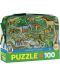Eurographics Puzzle 100 de piese - Dinosaurs Lunch Box - 1t