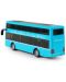 Jucărie pentru copii Rappa - Autobuz cu două etaje, 19 cm, albastru - 3t