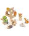 Tender Leaf Toys Joc de echilibru pentru copii din lemn - Prieteni în grădină - 1t