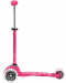 Scooter pentru copii Micro - Mini Deluxe LED, Pink - 2t