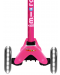 Scooter pentru copii Micro - Mini Deluxe LED, Pink - 4t