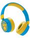 Casti pentru copii OTL Technologies - Pokemon Pickachu, wireless, albastre/galbene - 2t