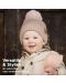 Pălărie de iarnă pentru copii cu pompon KeaBabies - 6-36 luni, roz, 2 buc. - 2t