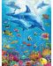 Puzzle pentru copii  Ravensburger din  100 XXL piese - Grup de delfini - 2t