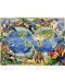 Puzzle pentru copii  Ravensburger din  100 XXL piese - Animalele lumii - 2t