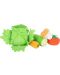 Set de legume pentru copii din stofa Small Foot - Intr-un cos, 6 bucati - 2t