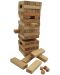 Joc pentru copil Raya Toys - Turn din lemn cu numere Jenga, 54 de piese - 1t