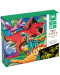 Puzzle fluorescent pentru copii Eurekakids - Dinozauri, 100 de piese - 1t