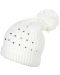 Pălărie tricotată pentru copii cu mărgele Sterntaler - 53 cm, 2-4 ani - 1t