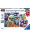 Puzzle pentru copii  Ravensburger 3 x 49 piese - The Mandalorian: Grogu Moments - 1t