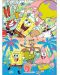 Puzzle pentru copii Educa din 2 х 100 de piese - Sponge Bob - 2t
