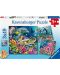 Puzzle pentru copii Ravensburger  3 x 49 piese - Sub apă - 1t