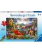 Puzzle pentru copii Ravensburger  din 35 piese - Teroarea lui T-Rex - 1t