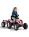 Tractor pentru copii Falk - Country star, Cu remorca si pedale, roz - 2t