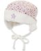 Pălărie pentru copii Sterntaler - 45 cm, 6-9 luni, alb cu roz - 1t