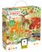 Puzzle pentru copii Banana Panda din 40 de piese - Animalele din pădure - 1t