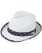 Pălărie de paie pentru copii Sterntaler - 51 cm, 18-24 luni, albă - 1t