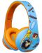 Căști pentru copii PowerLocus - P2 Kids Angry Birds,wireless, albastru/portocaliu - 1t