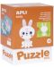 Puzzle pentru copii Apli Kids - Contraste cu animale, 24 piese - 1t
