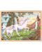 Puzzle din lemn pentru copii Goki - Unicorn, 48 de piese - 1t