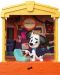 Jucarie pentru copii Mattel Disney - Catelusul Dowkins cu casuta - 1t