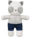 Pătură pentru copii cu jucărie de pluș Baby Matex - Carol, Panda - 2t