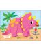 Puzzle pentru copii Mudpuppy 4 în 1 - Prieteni dinozauri - 2t