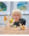 Tender Leaf Toys Joc de echilibru pentru copii din lemn - Prieteni în grădină - 3t