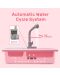 Chiuvetă de bucătărie pentru copii Raya Toys - Cu apă curentă și accesorii, roz - 3t