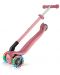 Trotinetă pliabilă pentru copii Globber - Primo Foldable Plus Lights, roz - 6t