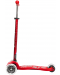 Scooter pentru copii Micro - Maxi Deluxe LED, Red - 2t