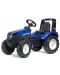 Tractor pentru copii Falk - New Holland, cu pedale, albastru - 1t