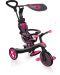 Tricicleta pentru copii 4 in 1 Globber - Trike Explorer, roz - 1t