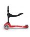 Scooter pentru copii 3 în 1 Micro - Mini Deluxe, Red - 4t