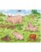 Puzzle pentru copii Haba - Animale de ferma, 3 buc - 3t