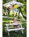 Masă de picnic din lemn pentru copii cu umbrelă Ginger Home - 8t