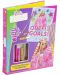Set pentru copii Barbie - Creează o pictură cu paiete și cristale - 1t