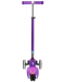 Scooter pentru copii Micro - Maxi Deluxe LED, Purple - 4t