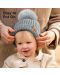 Pălărie de iarnă pentru copii KeaBabies - 6-36 luni, gri, 2 bucăți - 5t