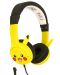 Căști pentru copii OTL Technologies - Urechi de cauciuc Pikacku, galben - 2t