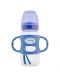 Dr. Brown's 2in1 Wide-Neck Options Transitional Bottle - Albastru, 270 ml - 1t