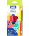 Creioane colorate cu două vârfuri Junior - Ultra Dual, 12 bucăți - 1t