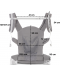 Marsupiu ergonomic KinderKraft - Huggy, pasari - 5t