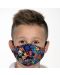 Masca de protectie pentru copii  - Graffiti, doua straturi, cu clema metalica, 6-12 ani - 1t