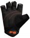 Mănuși de fitness RDX - Sumblimation F6, negri/portocalii  - 2t