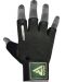 Mănuși de fitness RDX - T2 Half, negru/verde - 2t